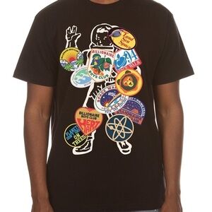 BILLIONAIRE BOYS CLUB MEN LAND SPACE TEE (BLACK) XXl